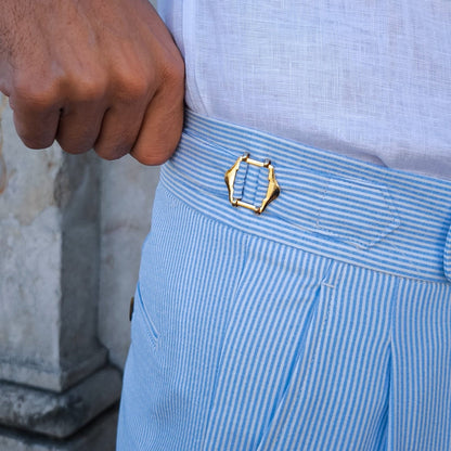 Il Borghese Capri Seersucker Trousers