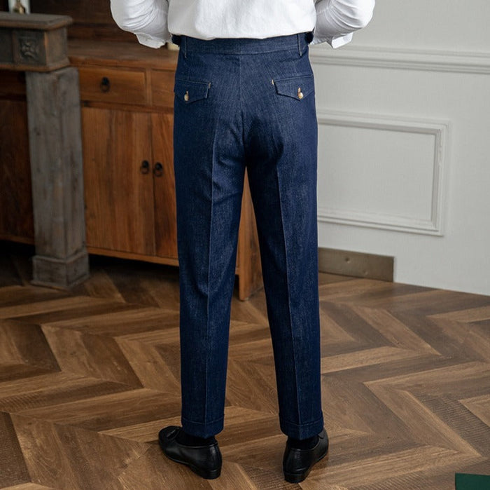 Il Borghese Roma Denim Trousers