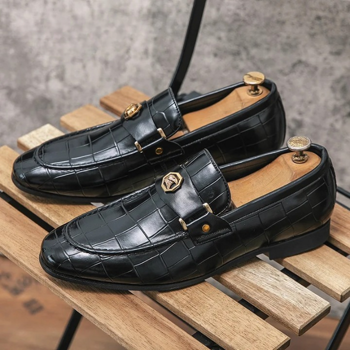 Il Borghese Modena Leather Penny Loafers